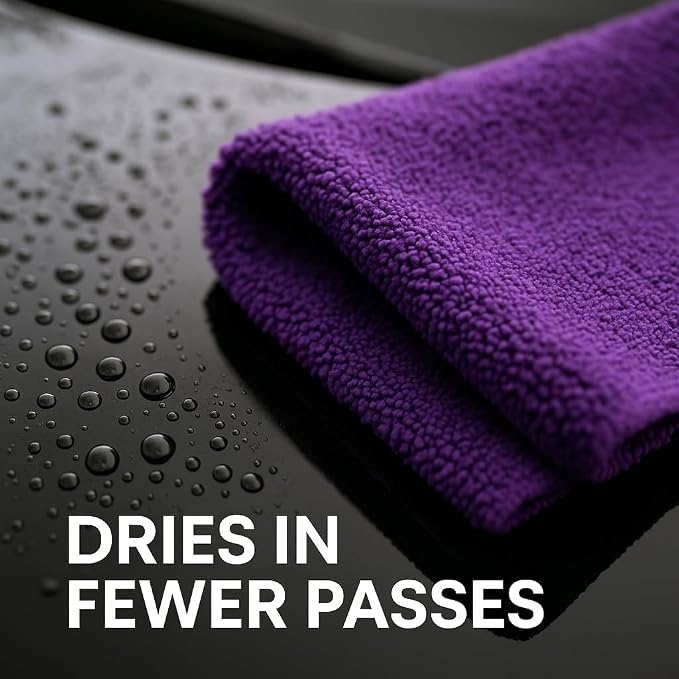 6 Pack Reusable Pak Details Micro Fiber Towels Car Detailing | 16x16 - Image 7