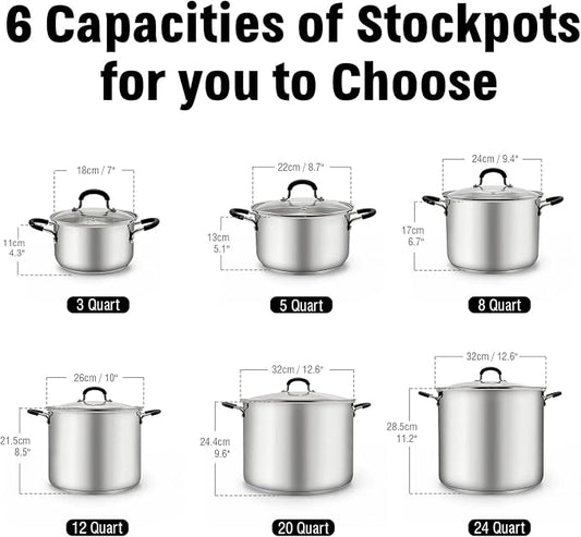 Cook N Home Stockpot Sauce Pot Induction Pot - Image 2