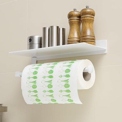 Paper Towel Holder Wall Mount for Bathroom Hand Towel Holder for Bathroom Black - Image 6