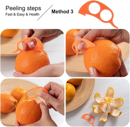 Carrot Peelers, Kitchen Vegetable Peeler Set, Including orange peeler, Corn - Image 8