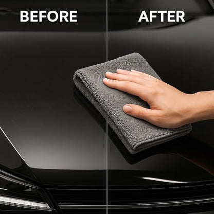 Paks - Edgeless Microfiber Towels 4-Pack - Car Detailing Wash Cloths - Image 6