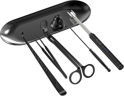 6 in 1 Candle Accessory Set, Candle Wick Trimmer Cutter, Candle Wick Dipper by HEYLOURB