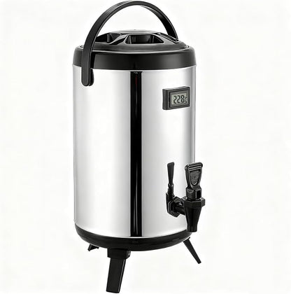 3.2 Gal/12L Non-Electric Insulated Beverage Dispenser, Stainless Steel Thermal - Image 8