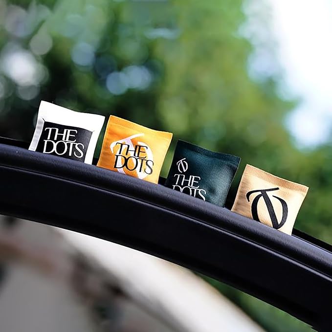 THEDOTS Series Moroccan Mint Tea Car Vent Clip, Fabric Sachet Air Freshener - Image 7