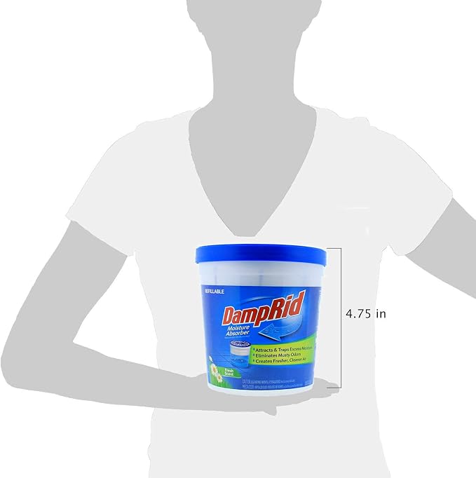 DampRid Fresh Scent Refillable Moisture Absorber - Image 7