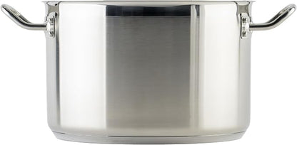 Winco Heavy-Duty Stainless Steel Stock Pot - Image 2