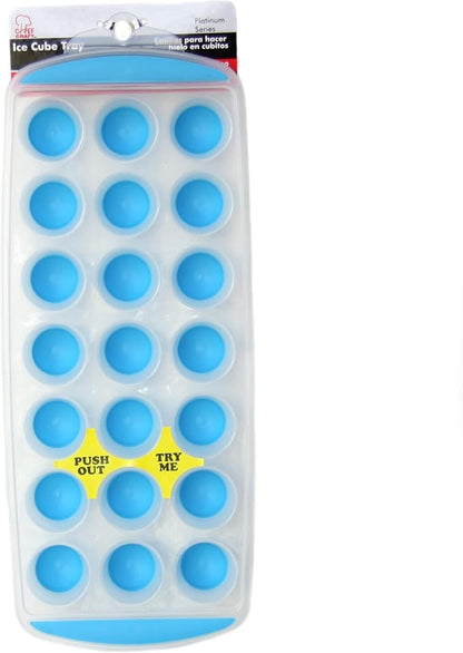 Chef Craft Select Plastic Ice Cube Tray, 11 inch in length yields 21 cubes - Image 2