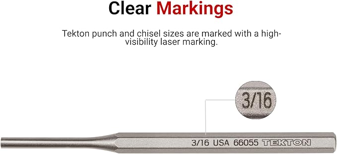 TEKTON Long Alignment Punch Set, 3-Piece | 66556 | Made in USA - Image 5