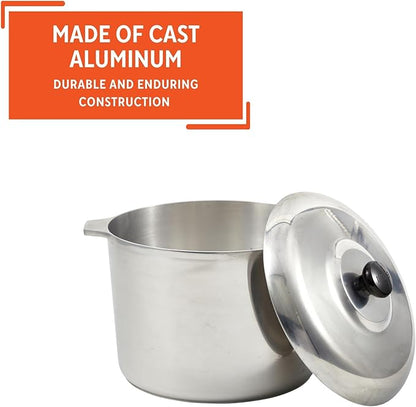 IMUSA USA Heavy Duty Cajun Aluminum Stock Pot 14 Quart - Image 3