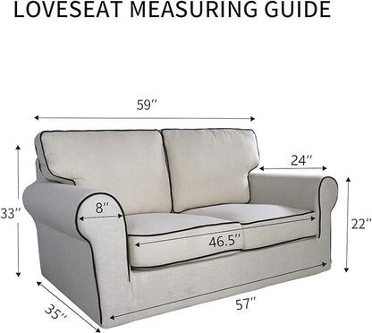 PureFit Reversible Quilted Sofa Cover, Water Resistant Slipcover Furniture - Image 6