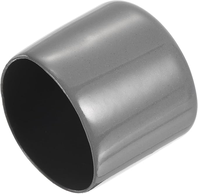 uxcell 20pcs Rubber End Caps 35mm ID Vinyl Cap Cover Screw Protectors Dark Grey