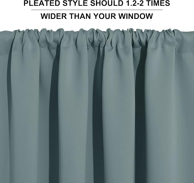RYB HOME Small Curtains for Door Windows - Image 7