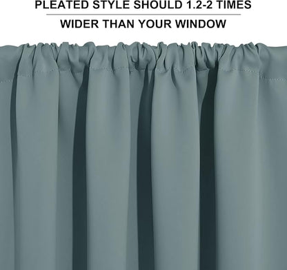 RYB HOME Small Curtains for Door Windows - Image 7