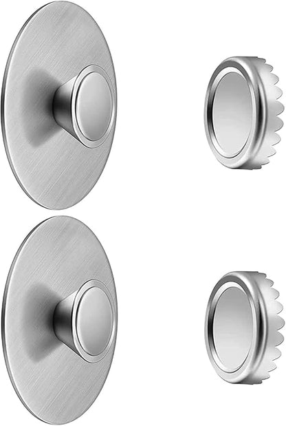 2Pcs Magnetic Soap Savers for Bar Soap, Stainless Steel Soap Holder for Shower by VeoryFly