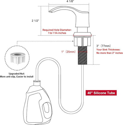 GAGALIFE Kitchen Sink Soap Dispenser - Image 2