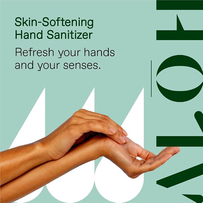 ALŌH Sanitizing Hand Gel 2-pack | Peppermint Eucalyptus + Aloe | 70% Alcohol - Image 5