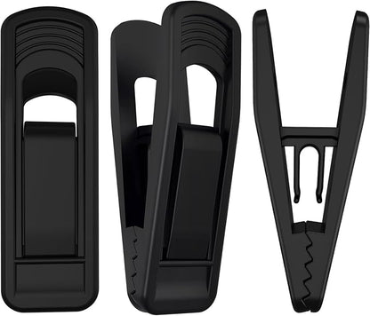 Hanger Clips Perfect for Velvet Hangers, Strong Plastic Clips Pant Skirt Hanger by TOFIIGREM