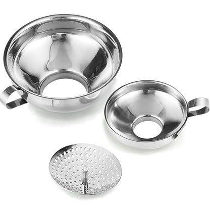Delove Canning Funnel with Strainer by Delove