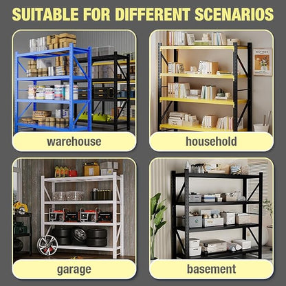 Storage Shelves Heavy Duty, Metal Garage Shelving Units, 4 Tier Storage Rack - Image 6