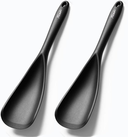 Silicone Spatula Spoon, Seamless Design, Safe by XiaoZuHomeKitchen