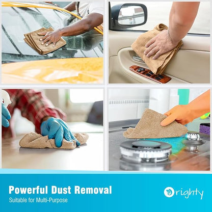 Orighty Microfiber Cleaning Cloth, 12 Pack Microfiber Towels - Image 4