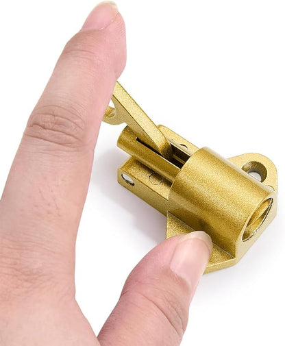 4 Packs Self-Closing Latches，Gold Spring Door Lock，Resilient Bolt Latch - Image 3