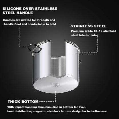 Cook N Home Stainless Steel Stock Pot - Image 7