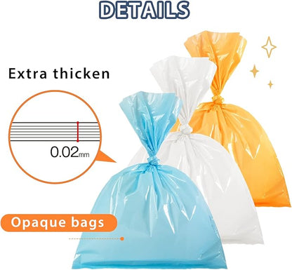 Odor Sealing Disposable Diaper Bags, Large Capacity, Unscented Diaper Trash Bags - Image 2