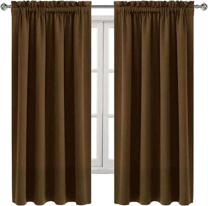 DWCN Blackout Curtains Room Darkening Thermal Insulated Bedroom Curtains Window - Image 9