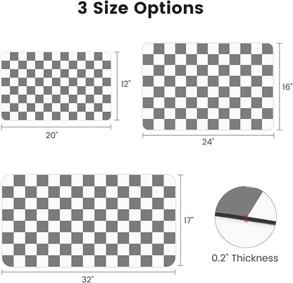16" x 24" Checkered Dish Drying Mat - Image 2