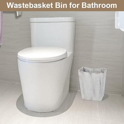 SEHERTIWY Wood Trash Can, Farmhouse Wastebasket Bin - Image 6