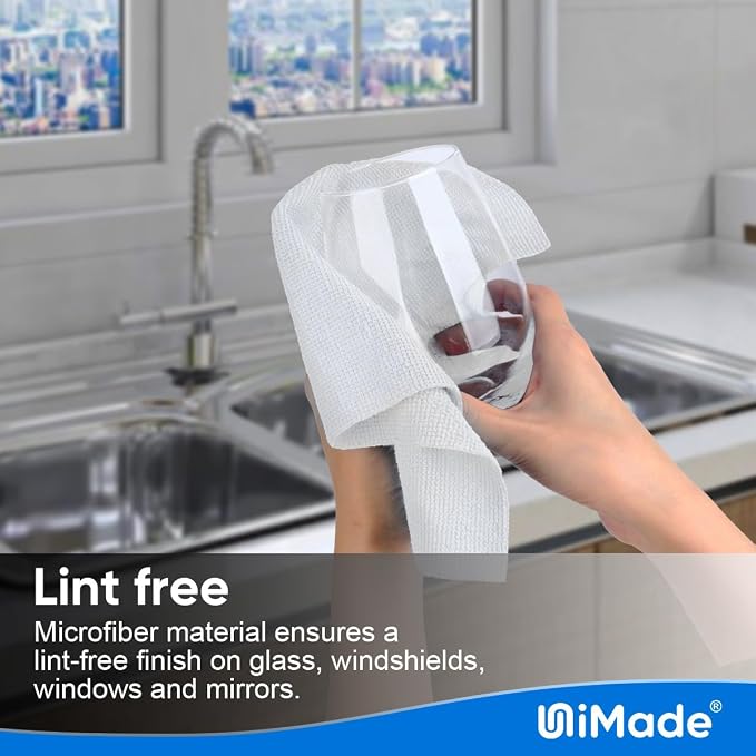 Shop Towels Rags, 150 Pack Reusable Shop Rags Bulk Microfiber Cleaning Cloth - Image 4