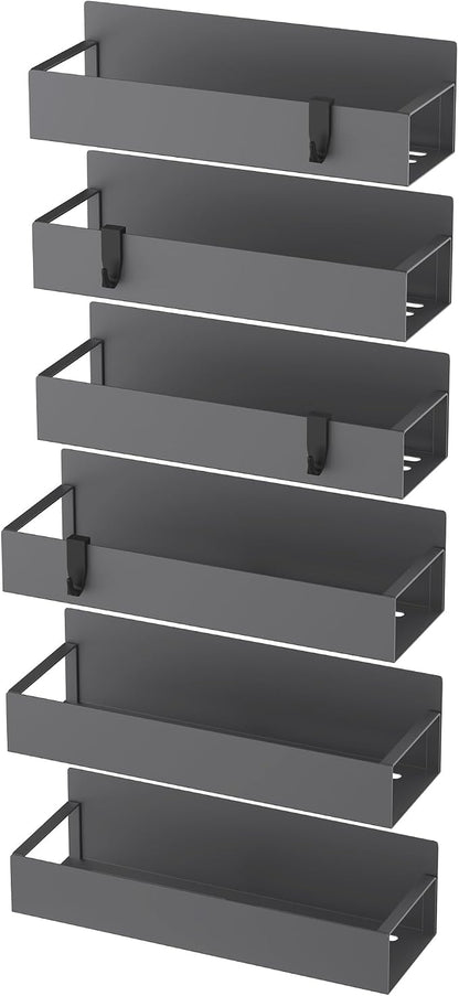 HuggieGems 6 Pack Magnetic Spice Storage Rack Organizer - Image 6