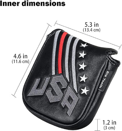 Big Teeth Golf Cover USA Stripe and Star Headcover Covers, Driver Fairway Wood - Image 2