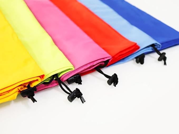 Extra Large Laundry Bags 6 Pack with 1 Pack Pop Up Hamper, Varied Colors Travel Laundry Bags 30"x40", Foldable Mesh Laundry Basket, for college dorm and apartment dwellers (7PCS)