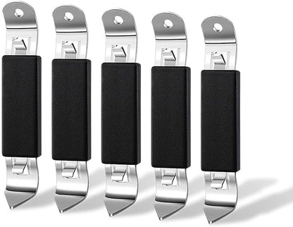 KTOJOY 5 Pack Magnetic Bottle Openers Stainless Steel Flat Bottle Opener by KTOJOY
