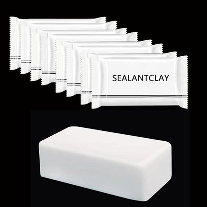 Pack of 8 White Seal Putty Waterproof Duct Seal Repair Sealing Clay, Quick by ZXFUTURE