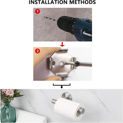 NearMoon Bathroom Toilet Paper Holder, Premium SUS304 Stainless Steel Rustproof - Image 8