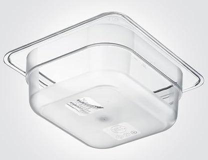 CURTA 6-Pack 1/6 Size 2.5" Deep NSF Polycarbonate Food Pans | Dishwasher & - Image 3
