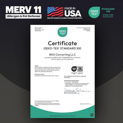 BNX TruFilter 16x25x5 MERV 11 Air Filter - Image 7