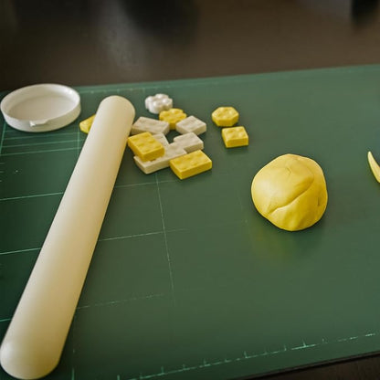 HARFINGTON Fondant Rolling Pin 9 Inch x 0.98 Inch PP Plastic Non-Stick Fondant - Image 6