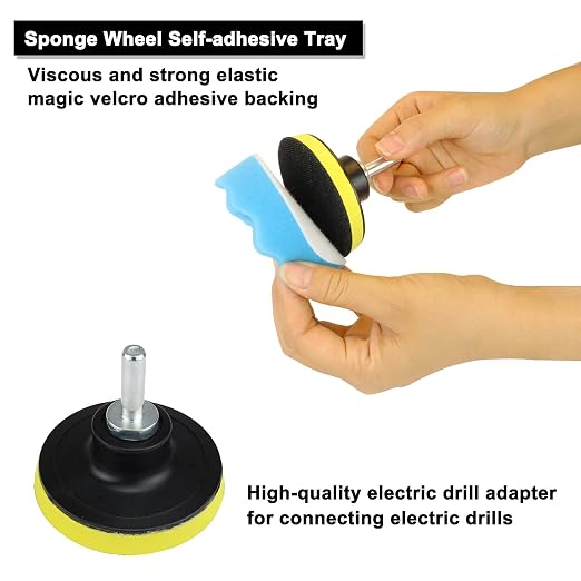 Car Foam Polishing Buffing Kit, Polishing Buffing Pads, Wool Pads, Polishing & - Image 6