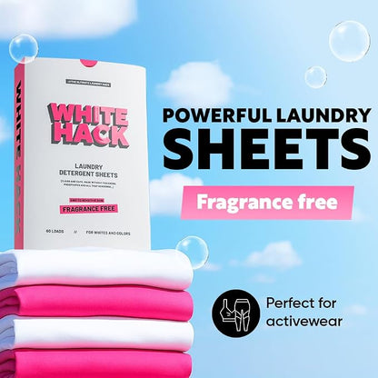 Fragrance Free Laundry Detergent Sheets | Clothes Detergent Laundry Soap Sheets - Image 2
