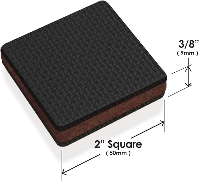 GorillaPads Non Slip Furniture Pads/Floor Gripping Pads 2 Inch Square Floor - Image 6