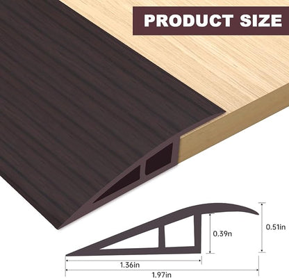 Vinyl Door Threshold Flooring Transition Strip Self Adhesive Carpet Edging Strip - Image 2