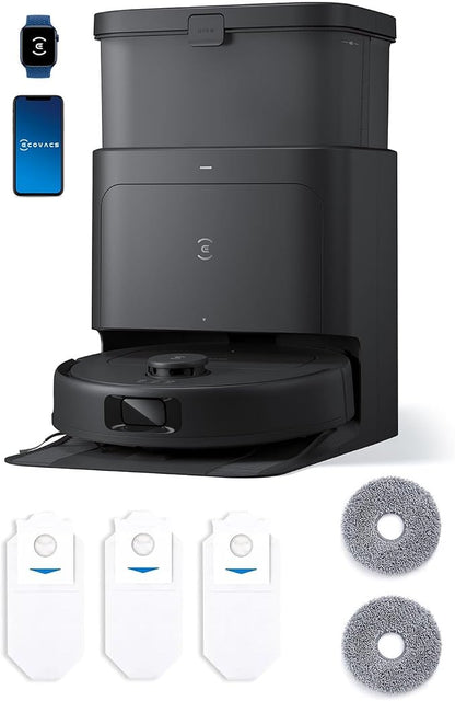ECOVACS DEEBOT N30 Omni Care Robot Vacuum and Mop, 10000Pa Suction, TruEdge by ECOVACS