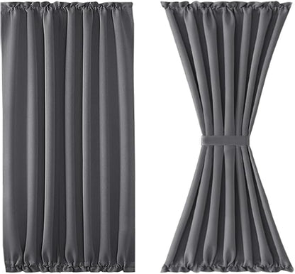 DWCN French Door Curtains – Rod Pocket Thermal Blackout Curtain - Image 8