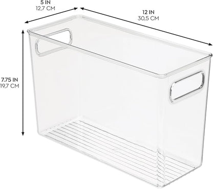 iDesign Tall Plastic Storage Bin - Image 3