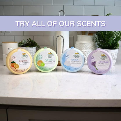 Citrus Magic Odor Absorbing Solid Air Freshener, Pure Linen - Image 9