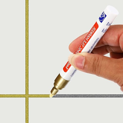 PATIKIL Grout Pen, 4 Pack Brown Tile Marker Waterproof Grout Sealer Pen Tile - Image 7